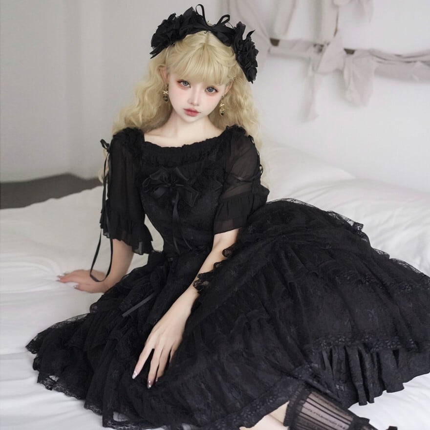 クラロリ セットアップ ブラウス×JSK ふわふわスカート｜WithU