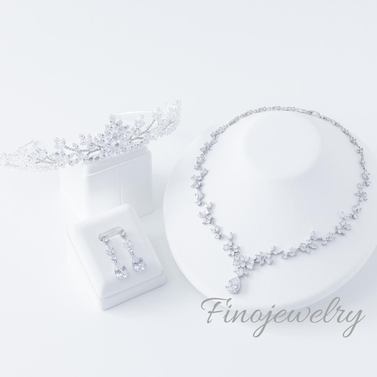 P012N008T004 3点セット | ブライダルアクセサリー Finojewelry フィノジュエリー