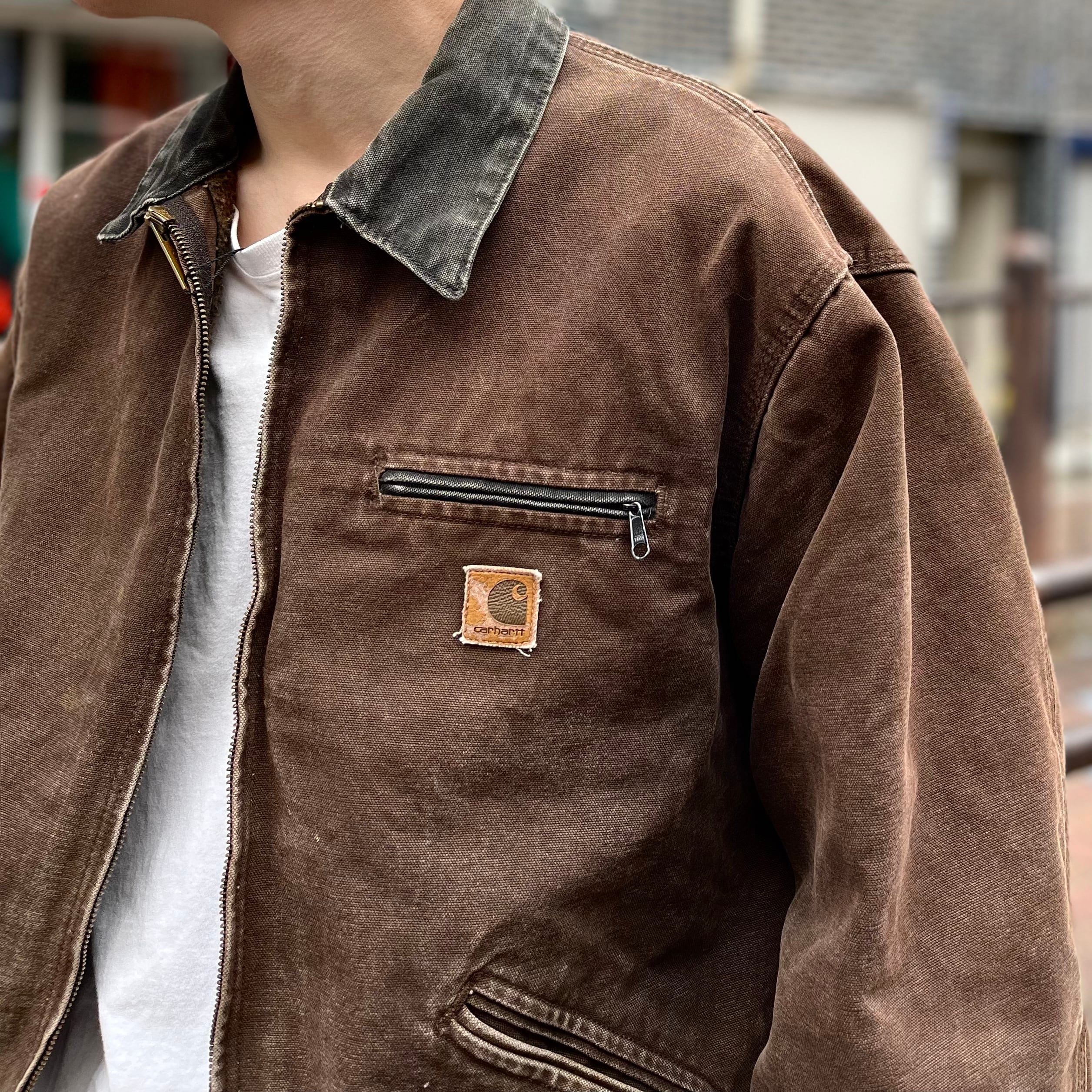 Carhartt カーハート デトロイトジャケット ブラウン  Lサイズ