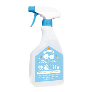 天然素材１００％の消臭水「わんにゃん快適Life」　ボトル500ml　2本セット