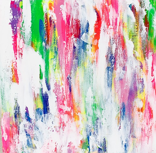 ■「Life is Beautiful (原画) #110」縦27.3 cm × 横27.3 cm  (S3号)【送料込】