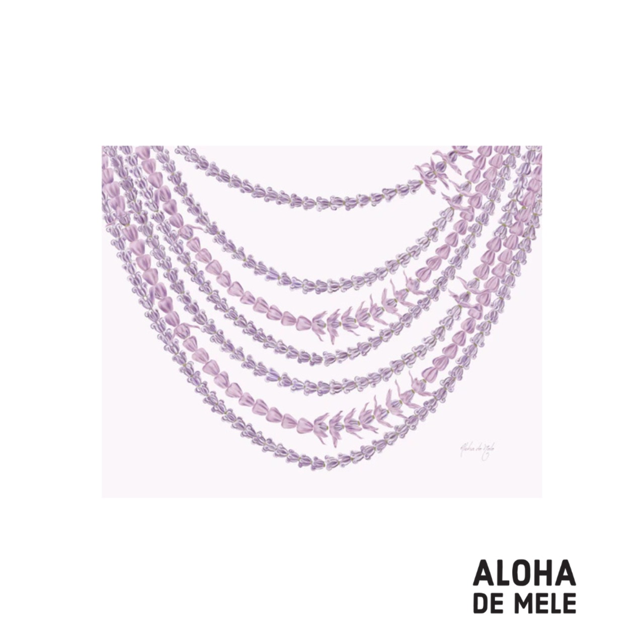 11×14inch アート  / ALOHA DE MELE