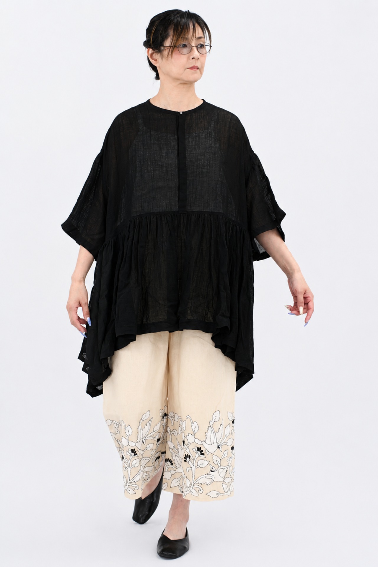 【suzuki takayuki】jellyfish pullover (S251-37) / black