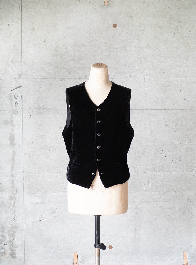 "MARC BAXIS" 1990s Velvet vest