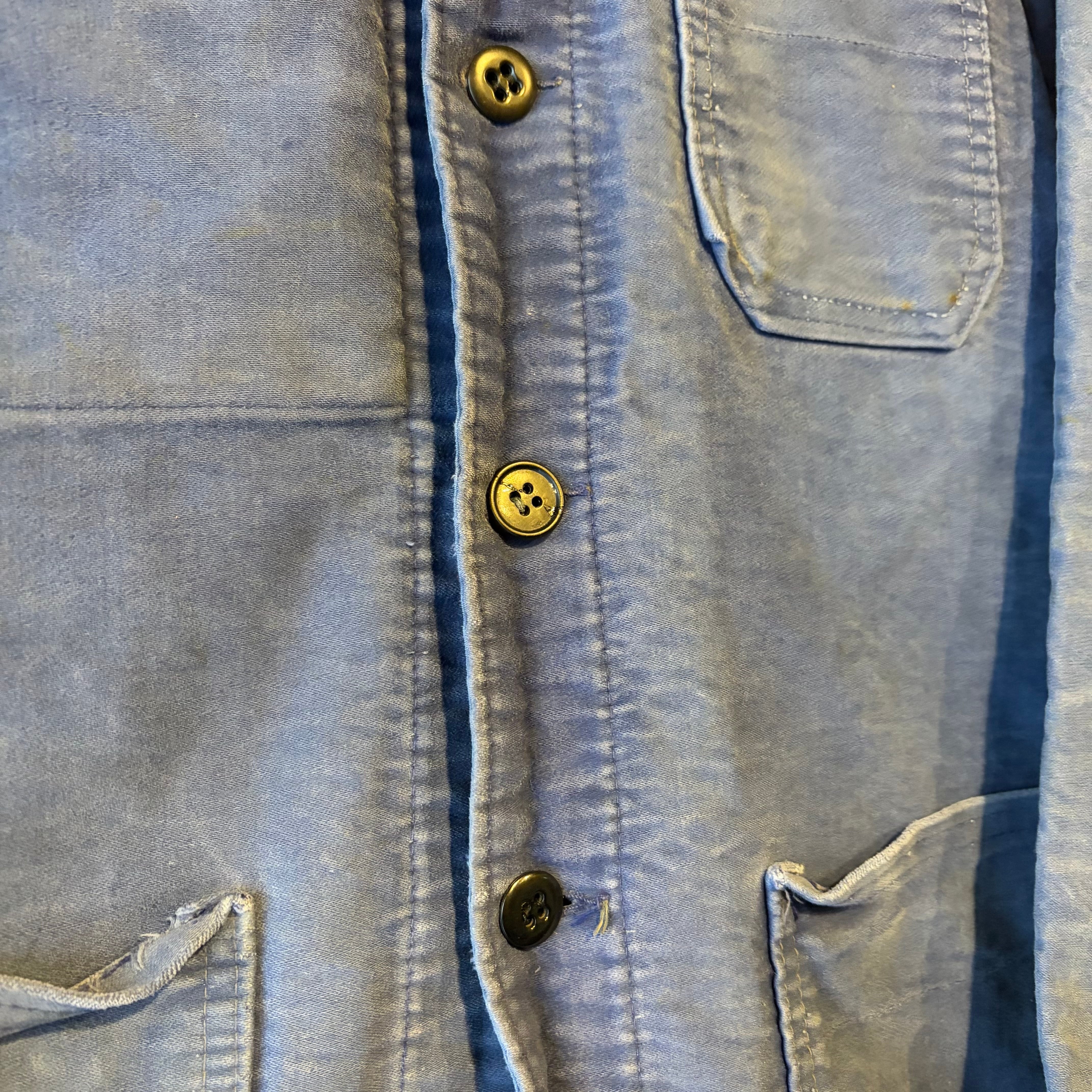 50s モールスキン ワークジャケット 襤褸 ユーロ ヴィンテージ