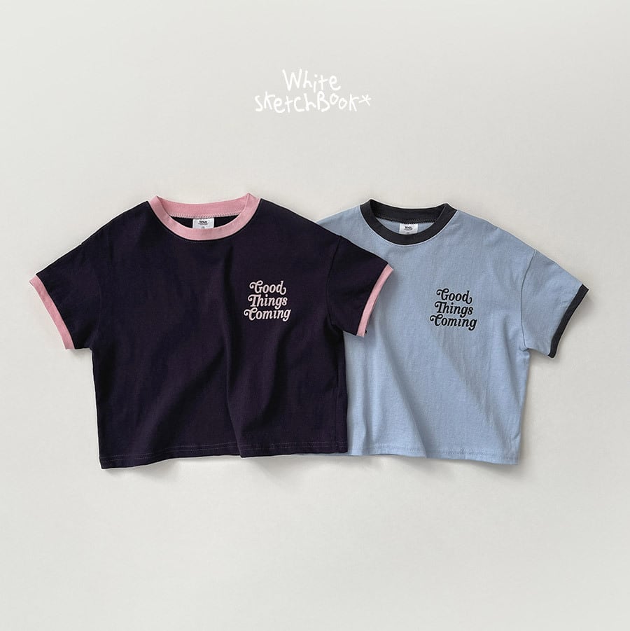 coming tee【whitesketchbook】※5月中旬〜5月下旬発送予定