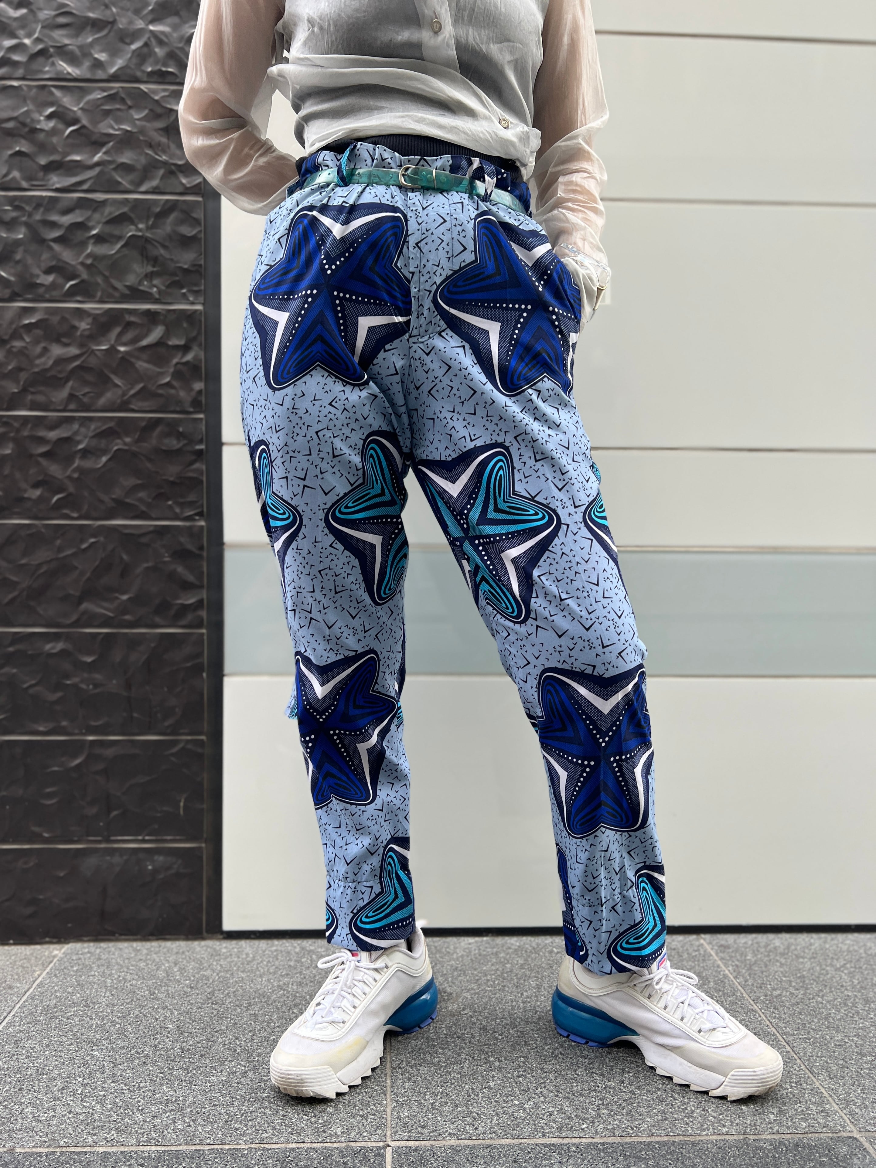 Vintage africanbatik STAR cotton pants