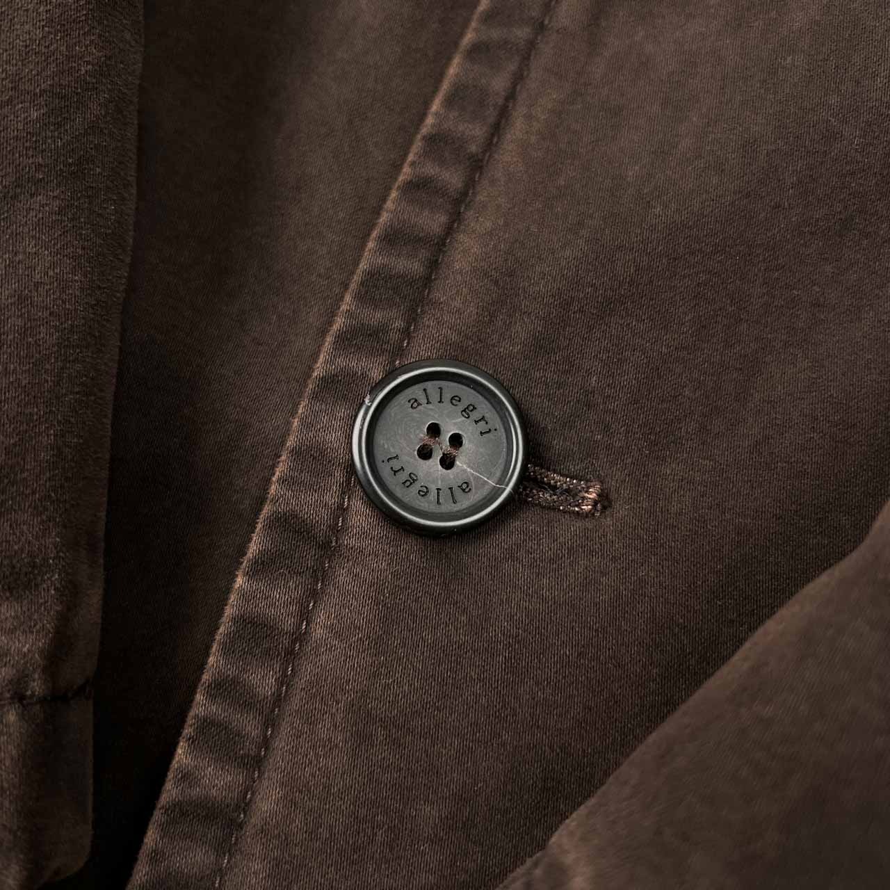 イタリア製 allegri アレグリ 加工 チェスター コート サイズ 50 /ダークブラウン系/三陽商会