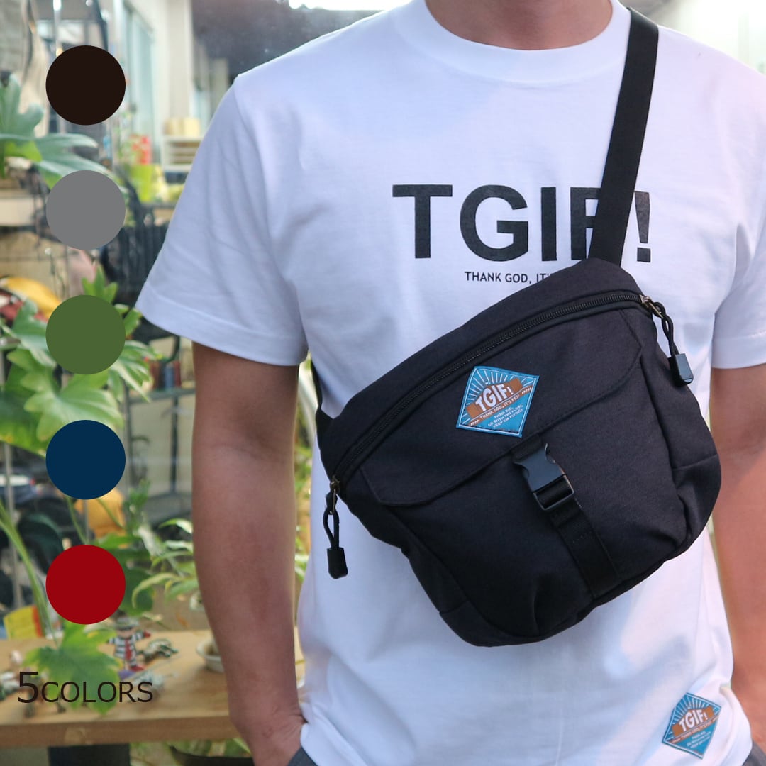 Sale フェスバッグ Tgif はっ水ポリボディショルダー フェスバッグブランド Tgif Thank God It S Fes