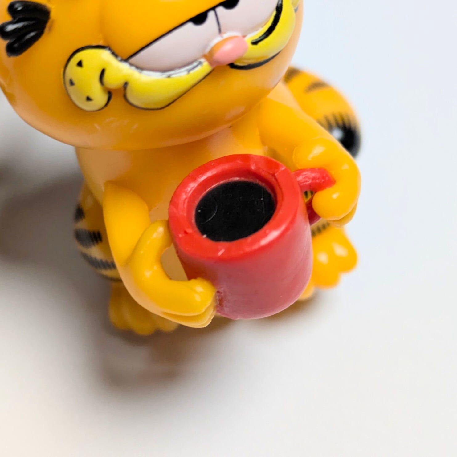♧【 Garfield ( ガーフィールド ) 】 3D PVCキーホルダー 『 Coffee