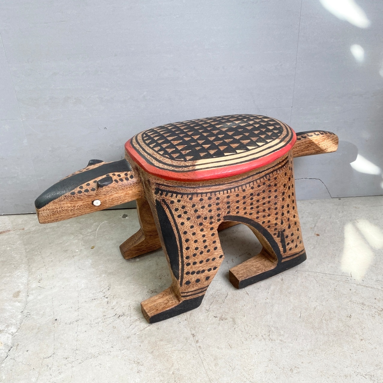 ブラジル先住民族の椅子 ワウラー族 アリクイ3(送料着払い)