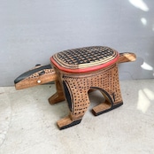 ブラジル先住民族の椅子 ワウラー族 アリクイ3(送料着払い)