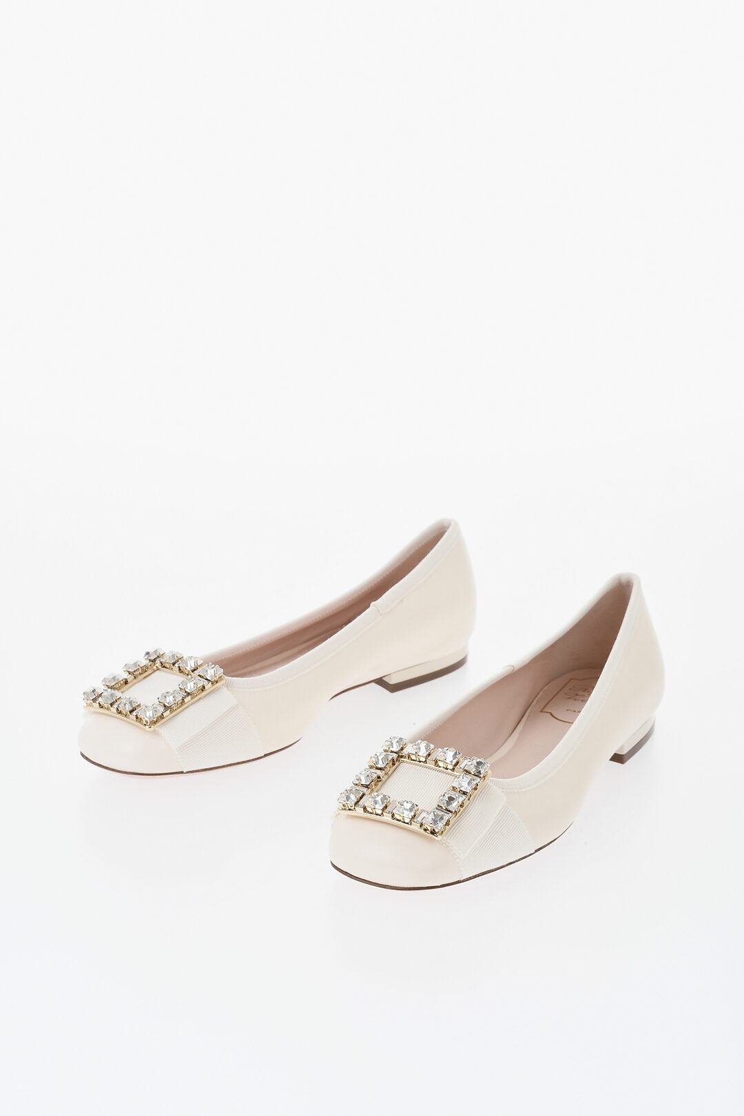 ROGER VIVIER ロジェヴィヴィエ フラットシューズ レザー・ラバー