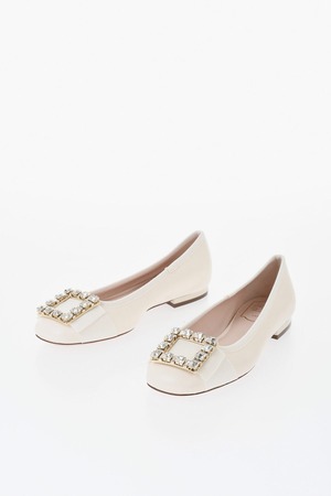 ROGER VIVIER ロジェヴィヴィエ フラットシューズ レザー・ラバー