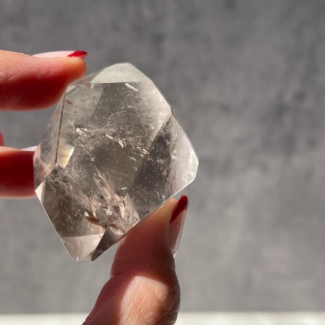 No.５【ブラジル・ミナスジェライス州アラスライ産（非加熱）スモーキーシトリン】フリーフォーム｜鉱物 天然石 パワーストーン