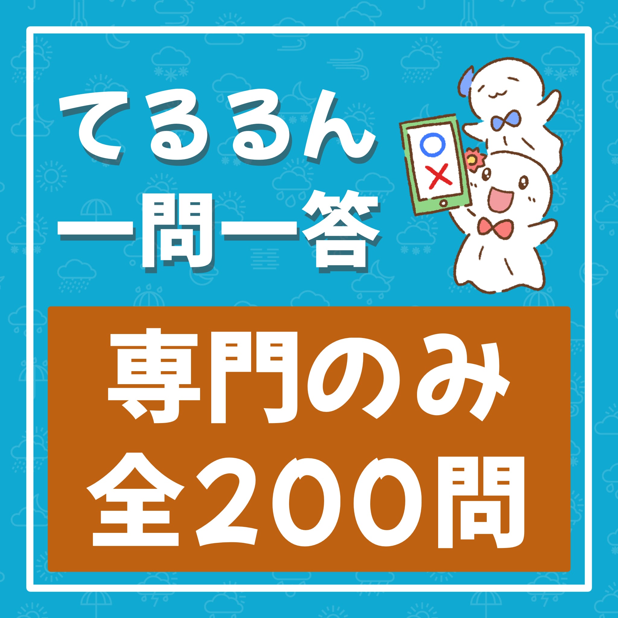 てるるん一問一答 専門のみ 全200問
