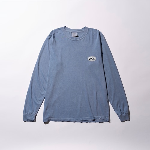 National park oval logo  L/S TEE / MERCED BLUE