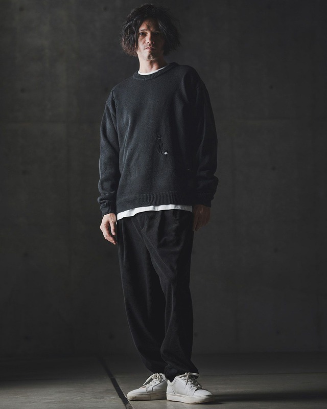 【GLIMCLAP】コーデュロイ バルーンワイドパンツ　(19-005-gla-cf)