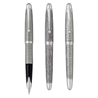 パイロット 万年筆 シルバーン 格子 細字 FK-5MS-KO-F | えんぴつ館