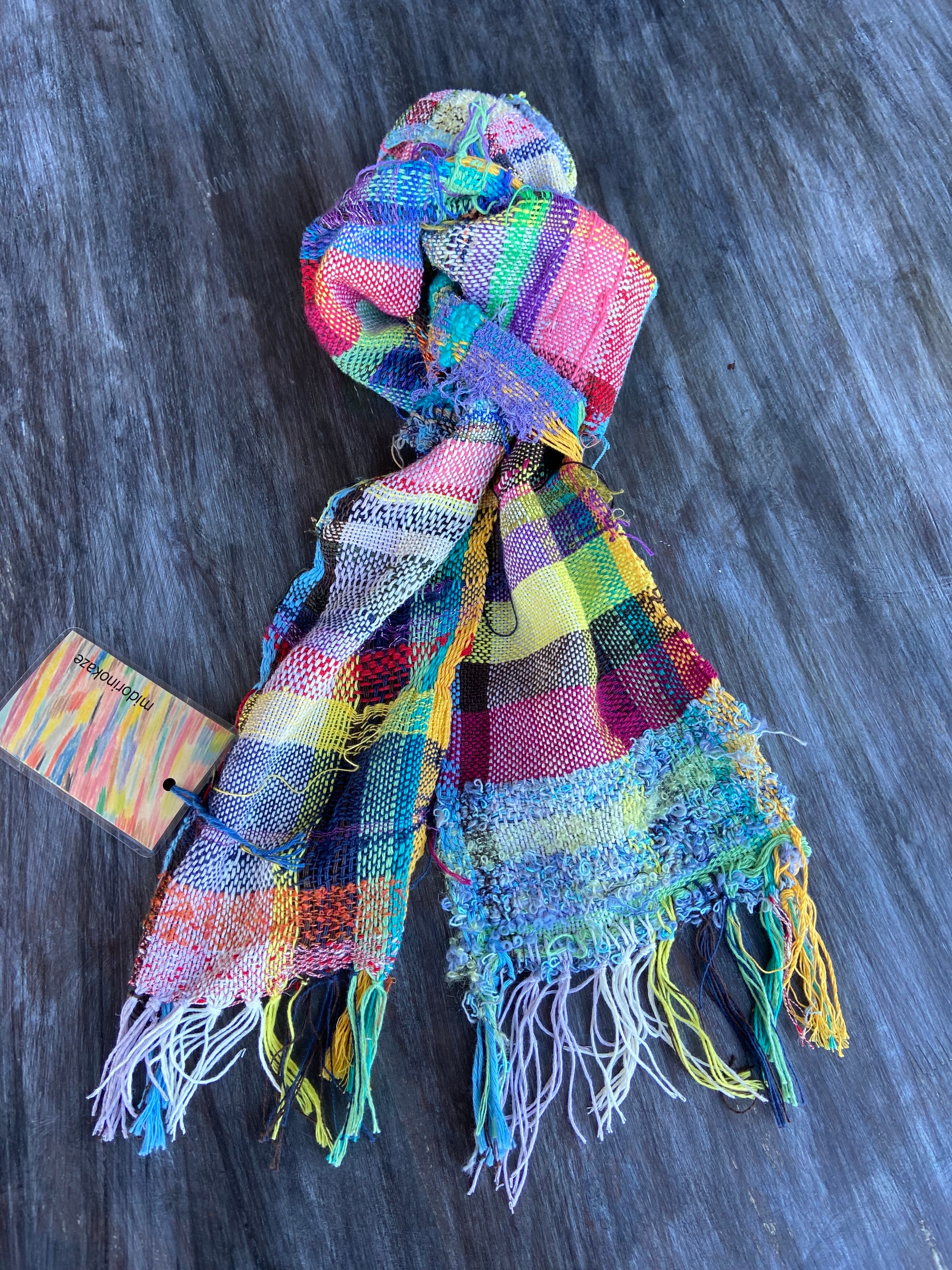 No.11 さをりストール | midorinokaze〜みどりの風〜