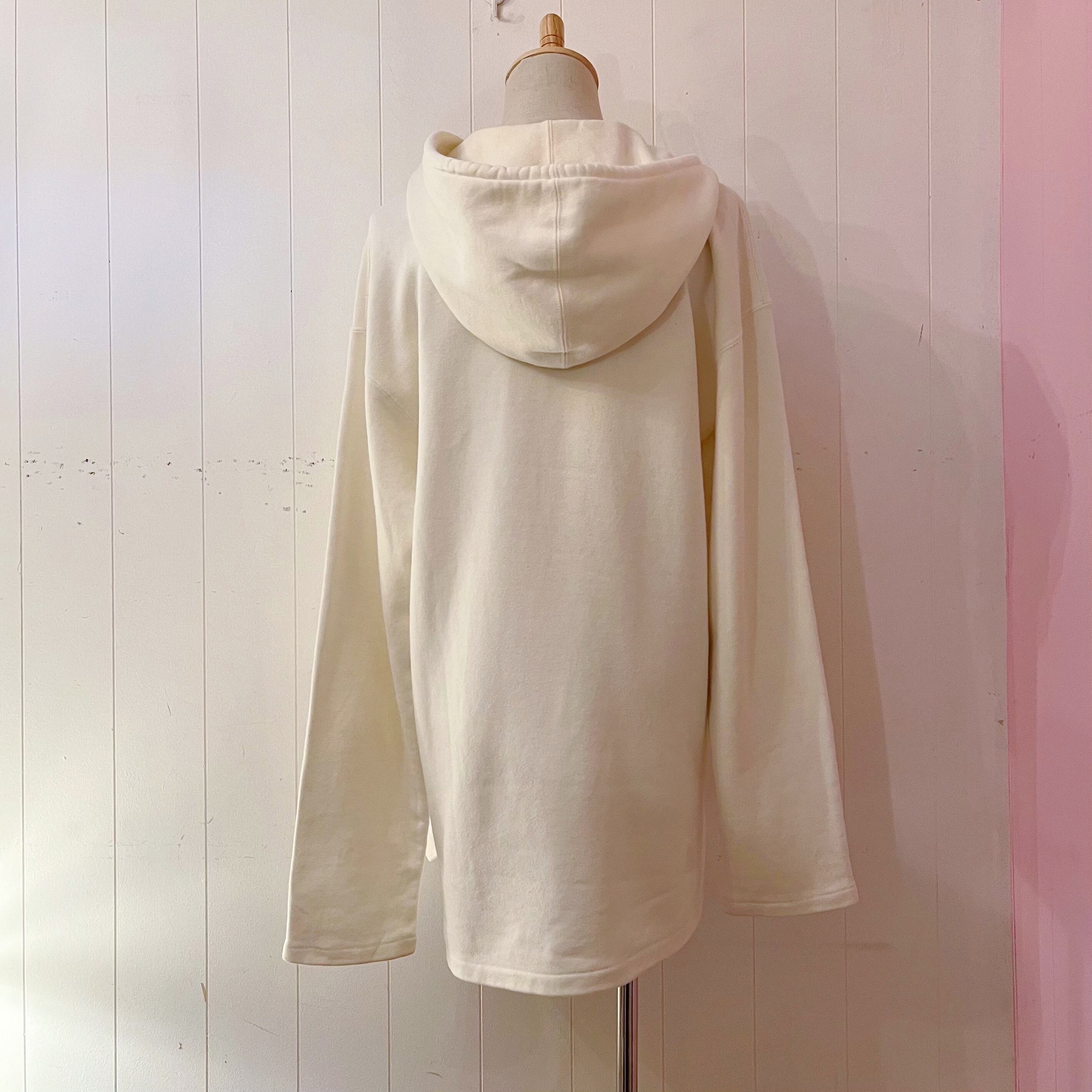 KANEKO ISAO / white hoodie sweat