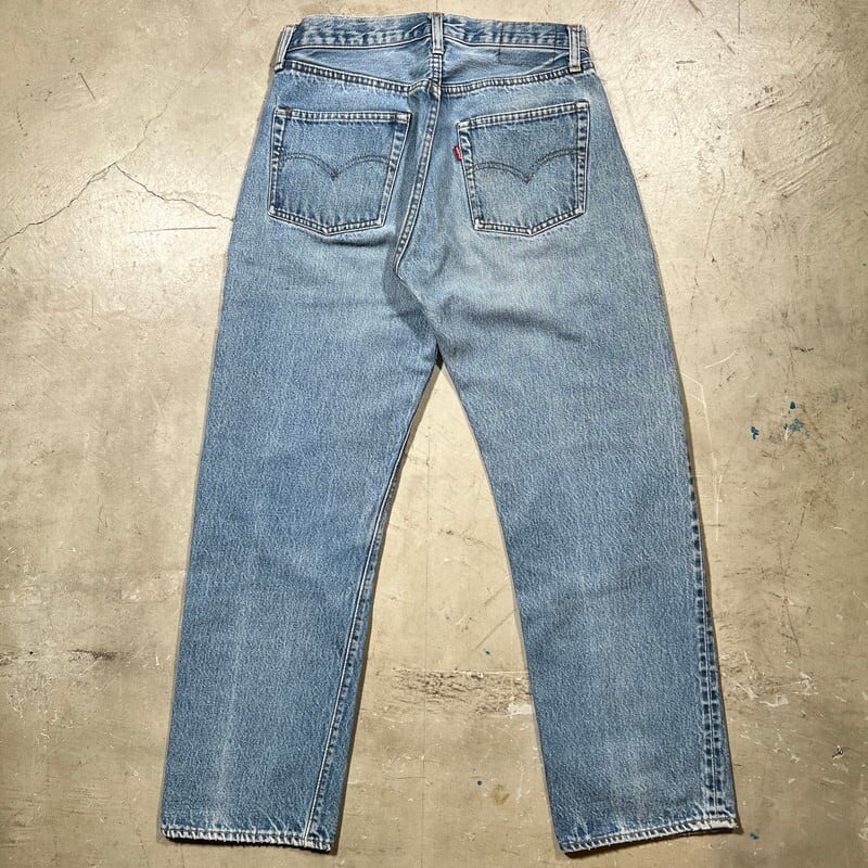 70's Levi's リーバイス 501 66後期 デニムパンツ 赤耳 ドット刻印