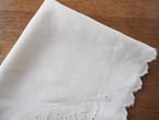 リネンナプキン イニシャルとハート型刺繍(穴・シミあり) 画像3
