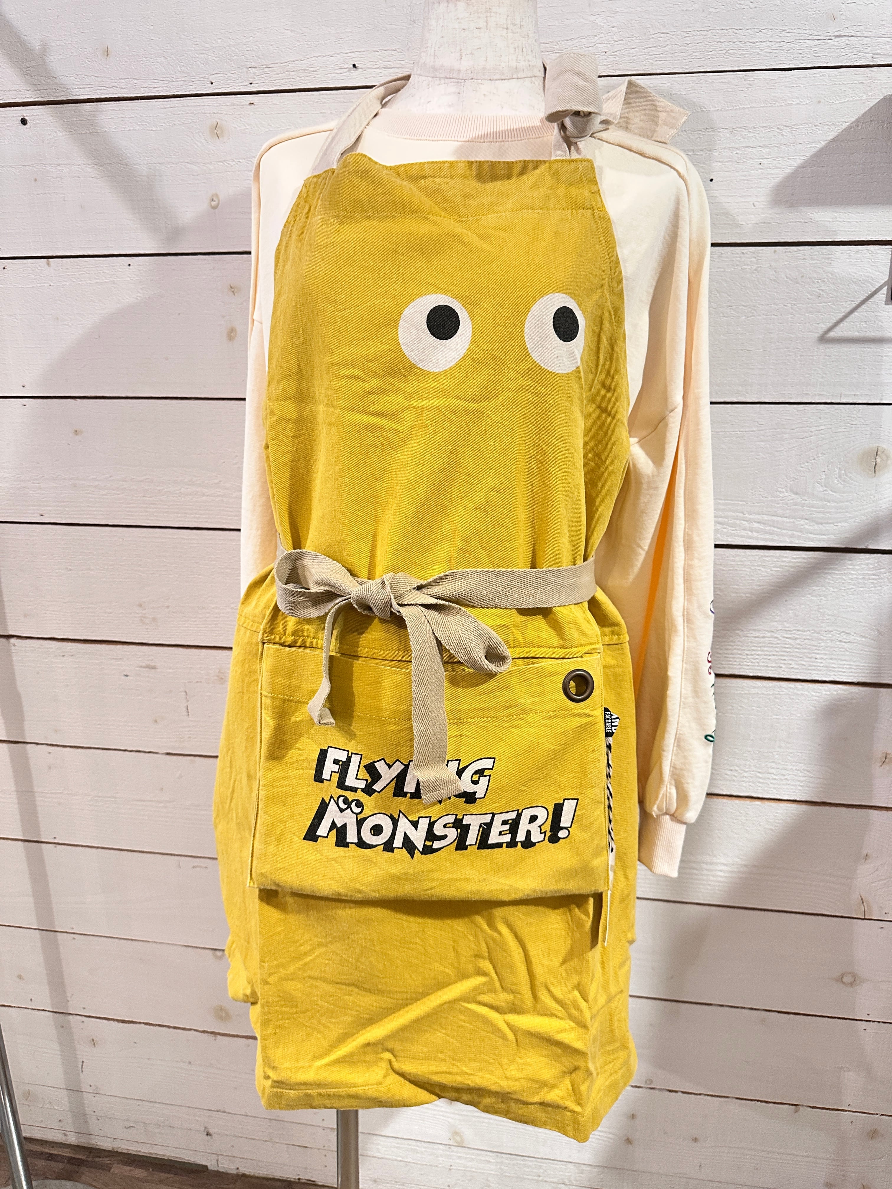 『People's』No3　アンドパッカブル　パッカブルエプロン　男女兼用　フリーサイズ　