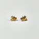 Vintage Mickey Mouse Goldwash Sterling Pirced Earrings
