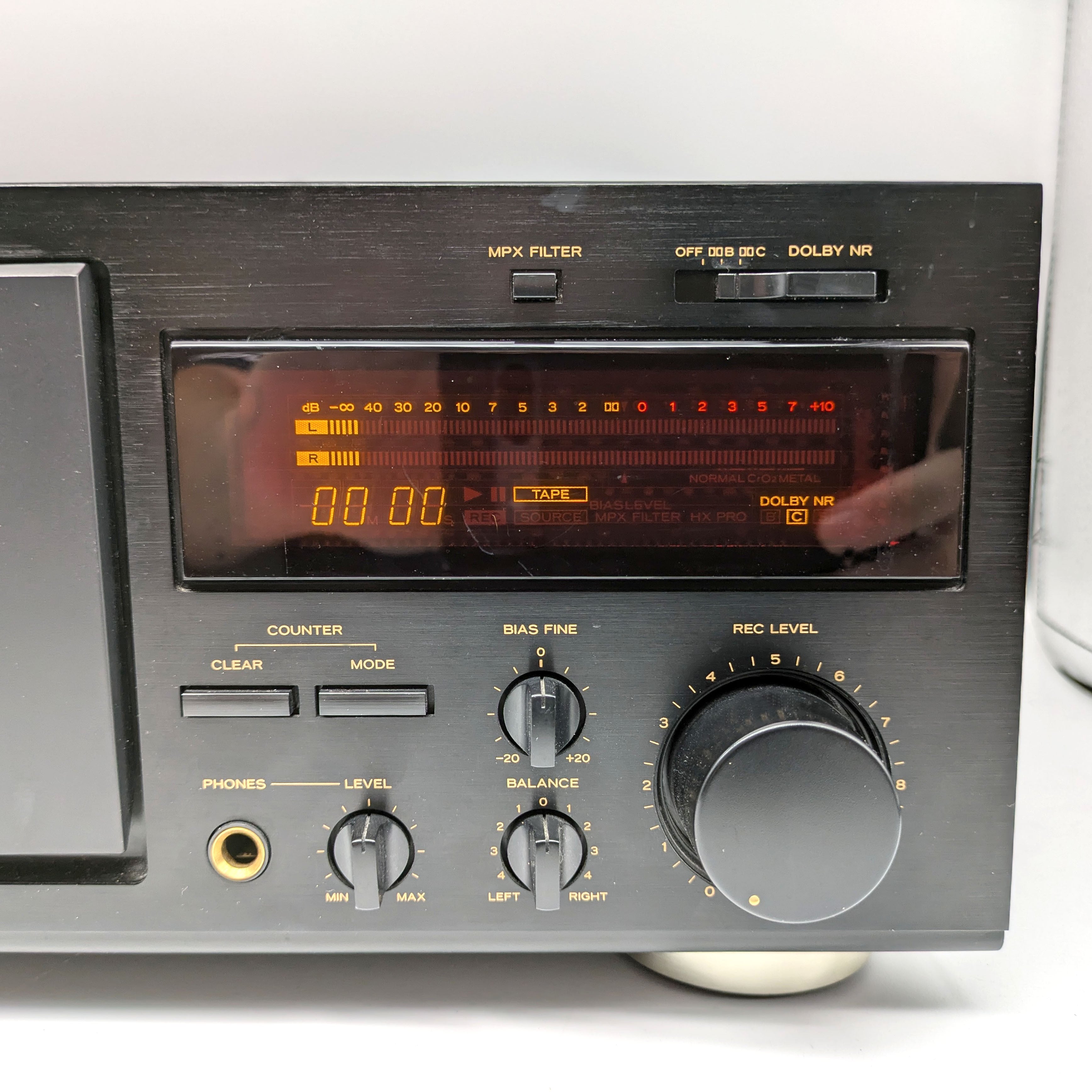 TEAC(ティアック)・ステレオカセットデッキ・V-1010・音出し確認済・No