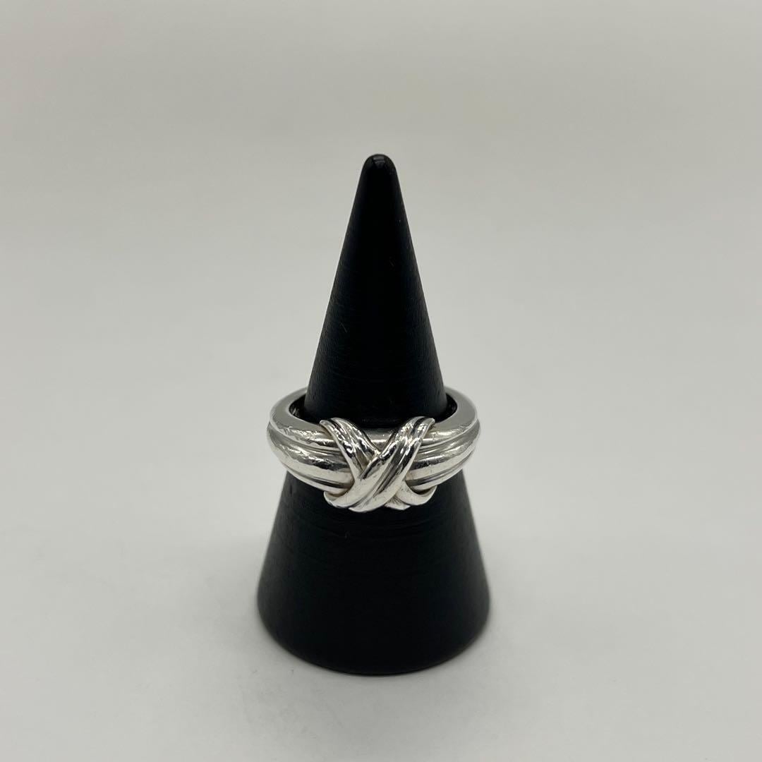 ティファニー TIFFANY シグネチャークロス リング 11号 SV925