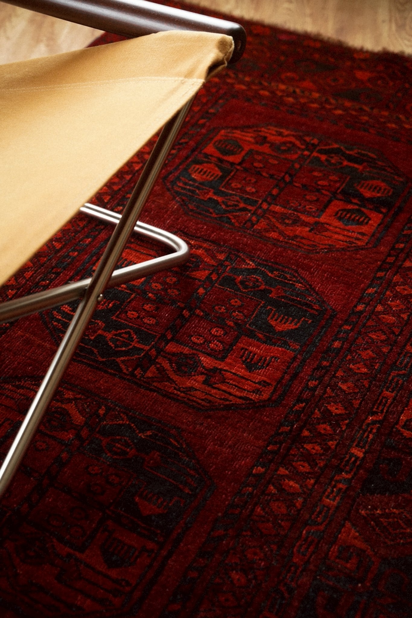 2307-Semi Antique Turkmen rug | 手織りのヴィンテージラグ専門店