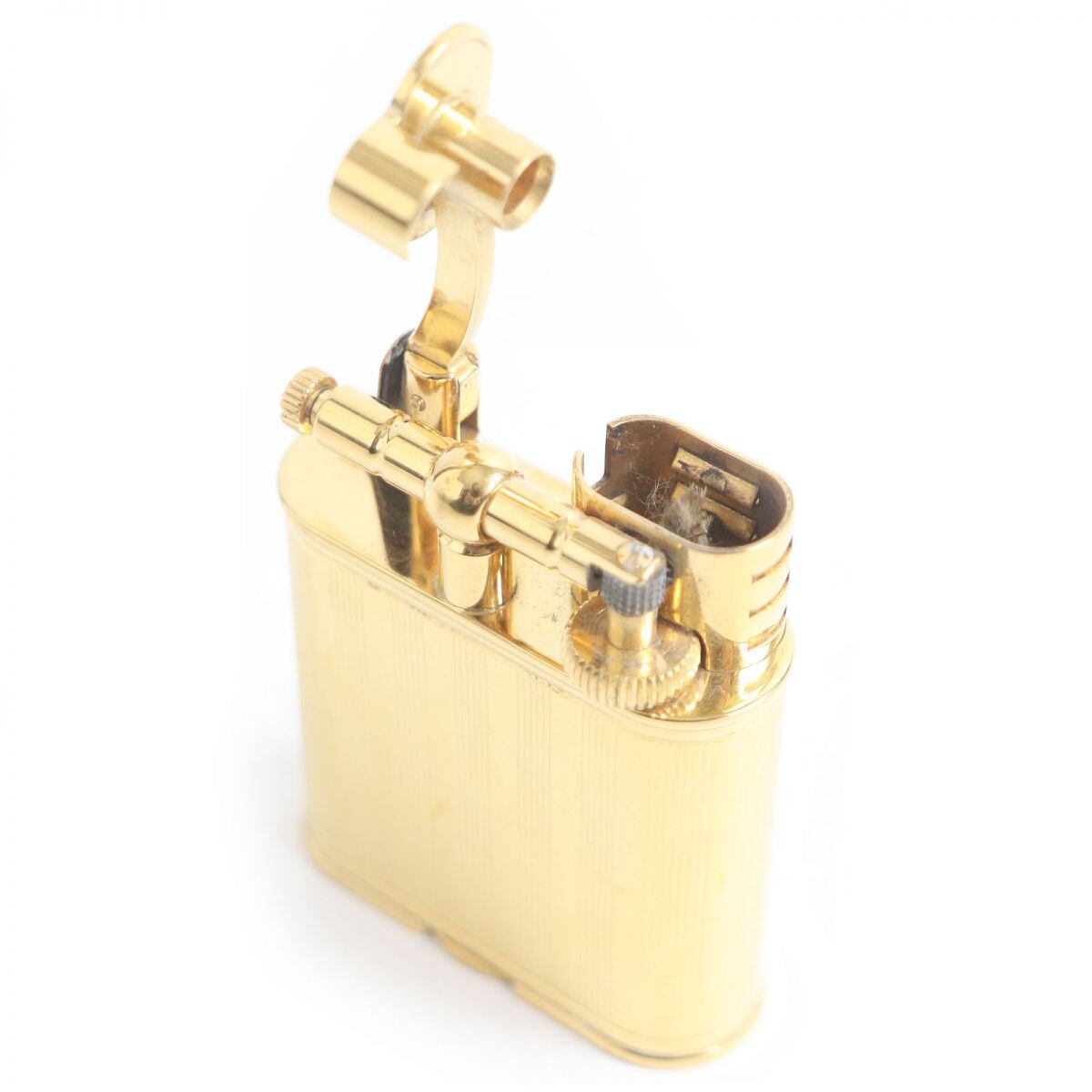 dunhill チェック柄ライター ポーチ付き