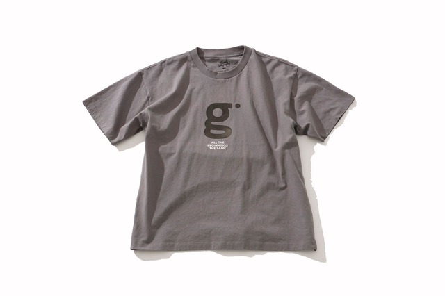 オーガニックコットンジャージー - アルファベットプリントTEE "g"