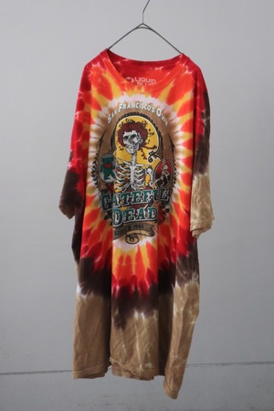 Grateful Dead skull & roses tie-dye t-shirt
