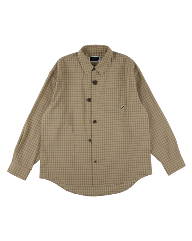 PHINGERIN【FLOATING HEART SHIRT / BEIGE】