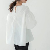 バルーンスリーブ ヒップ丈 チュニック 　全6色　 00076