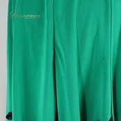 【社交ダンス衣装】グリーン Chacott チャコット スカート 緑 黒 レッスン 練習着 ストレッチ ジャズ ミニ丈 ラテン ダンス