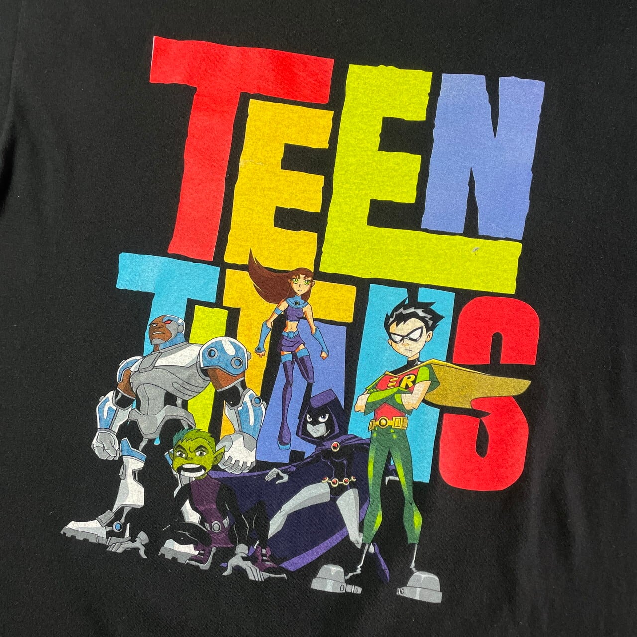 TEEN TITANS ティーン・タイタンズ キャラクター アニメプリントT 
