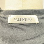 VALENTINO ヴァレンティノ Tシャツ トップス S オーバーサイズ コットン ブラック