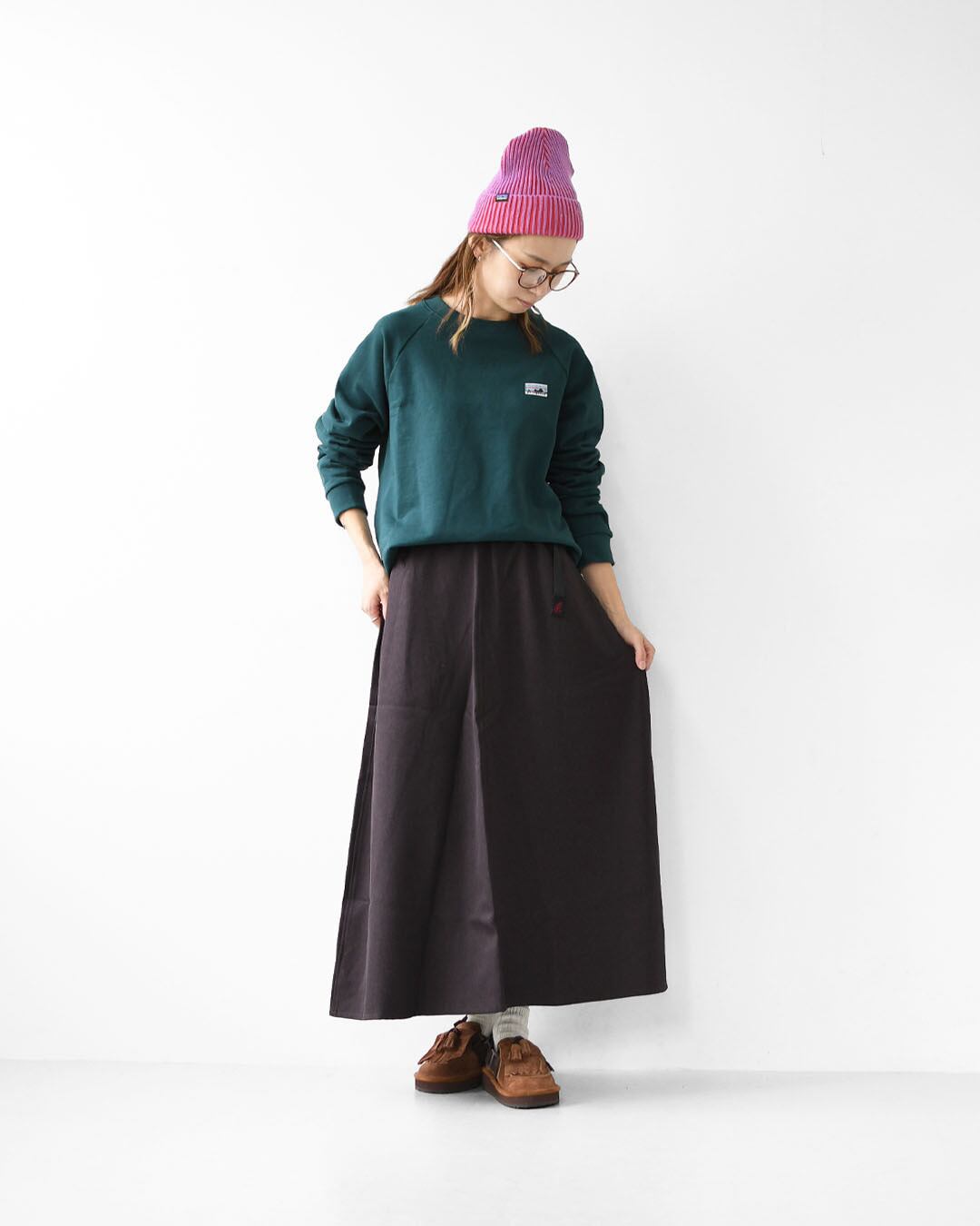 Gramicci [グラミチ] WOOL LIKE FLARE SKIRT [GLSK5-FJP001] ウール
