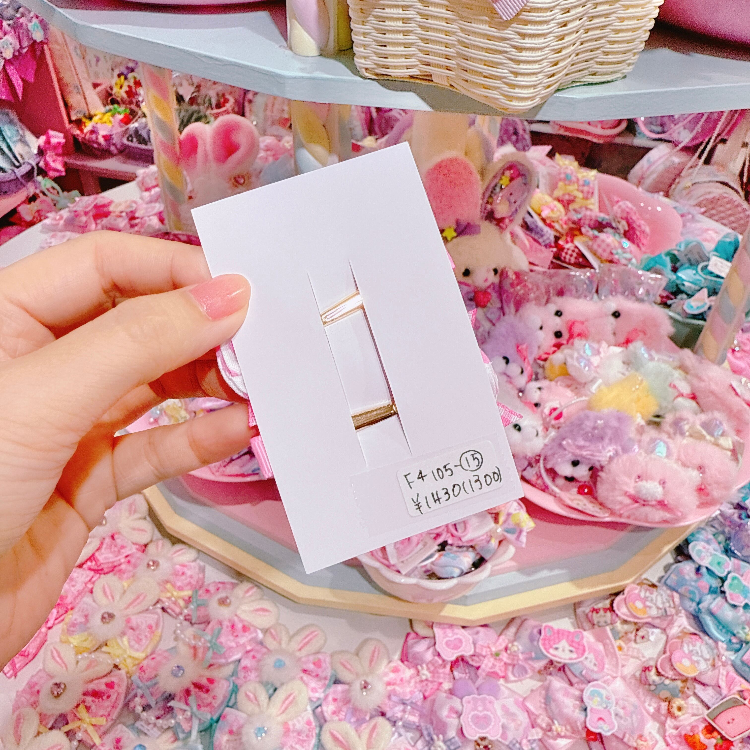 【F4】105-15ツインヘアクリップ