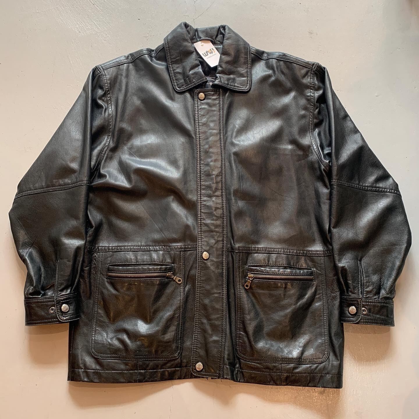 90s TANNERY WEST leather jacket【高円寺店】