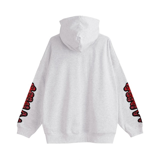 Plaid Tiger Hoodie (プレイド タイガー フーディー)【Gray】