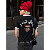 WSHOT Original Vintage Tongue Graphic Ringer Tee WS166