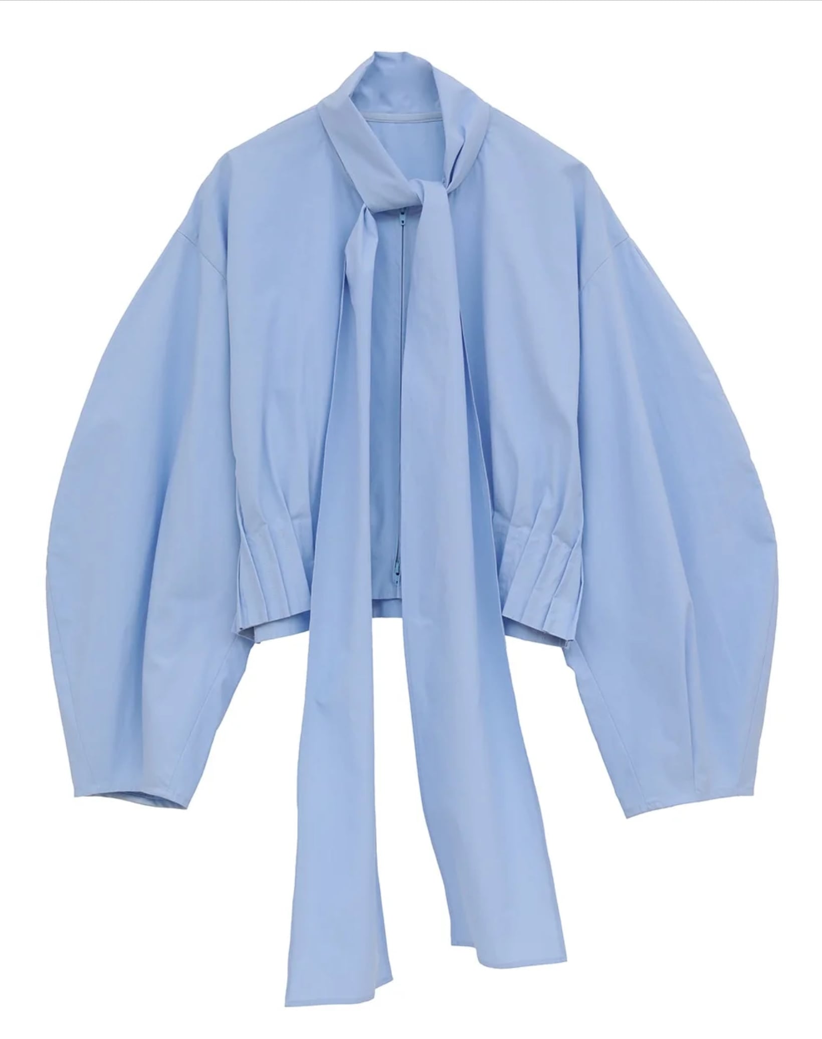 CLANE RIBBON ZIP SHIRTS | FLICKA ASHIYA
