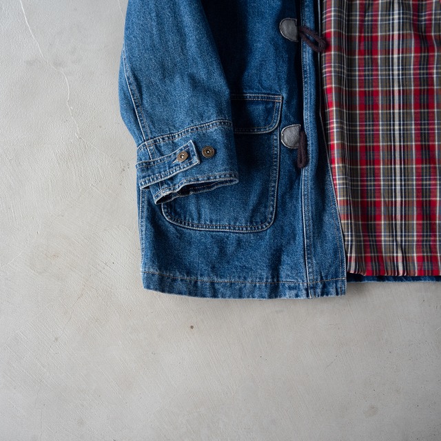 "LIZ claiborne" used Denim duffle coat