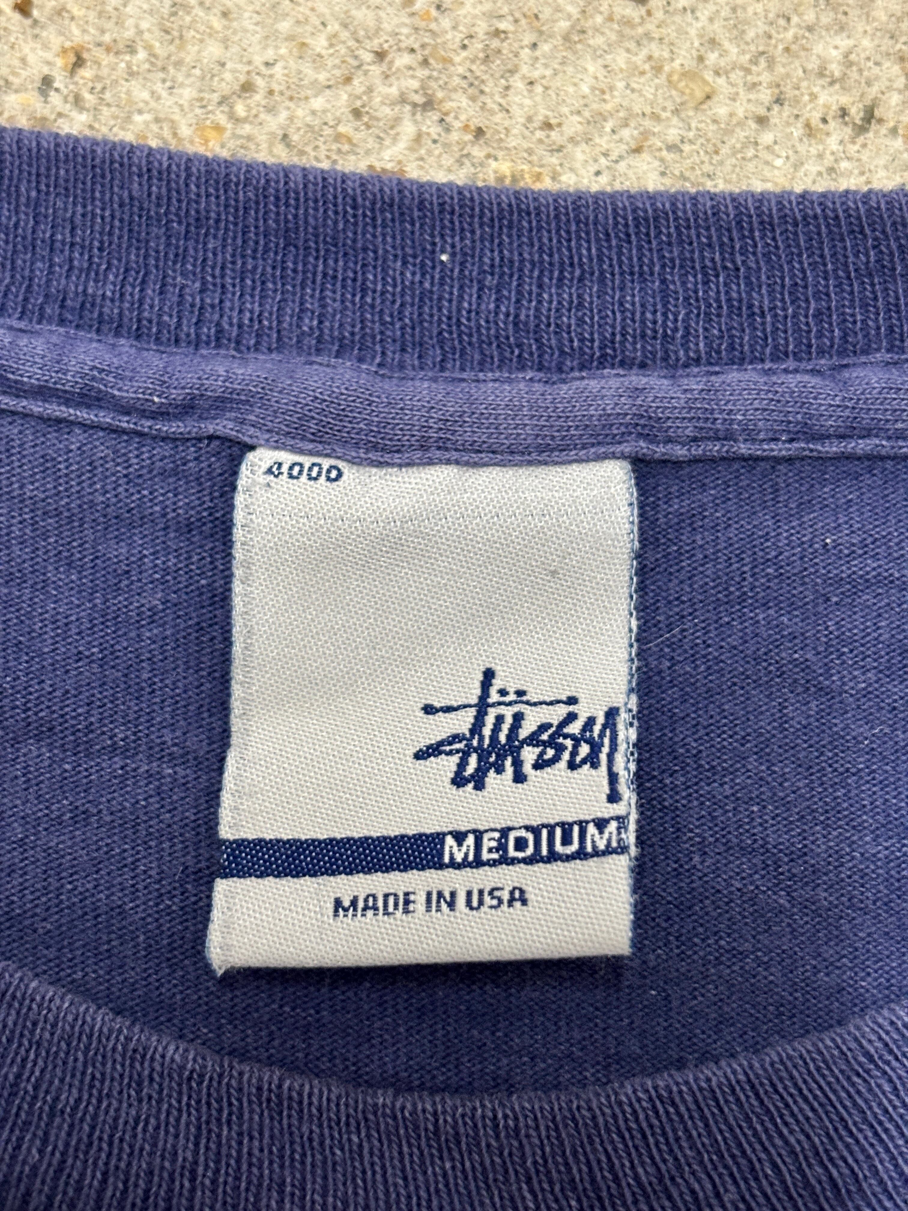 00s OLD STUSSY/Apple Parody Tee/USA製/銀タグ/M/アップルパロディ