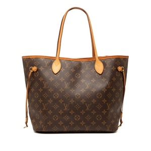 ルイ ヴィトン モノグラム ネヴァーフルMM トートバッグ M41177 ブラウン PVC レザー レディース LOUIS VUITTON 【中古】