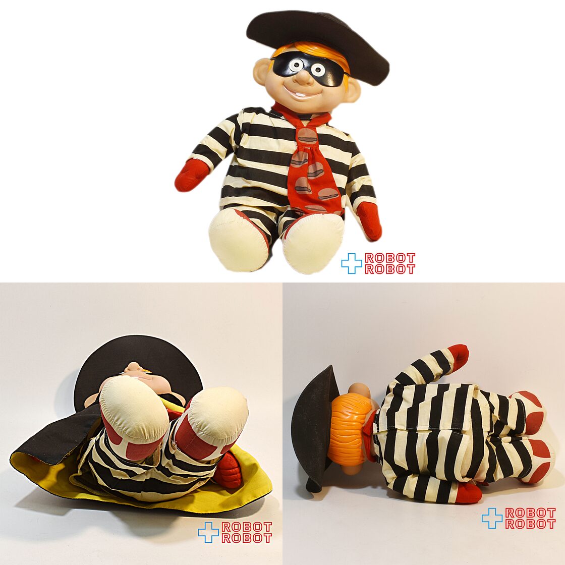 レア・未開封】80s マクドナルド 攻める ハンバーグラー ぬいぐるみ 